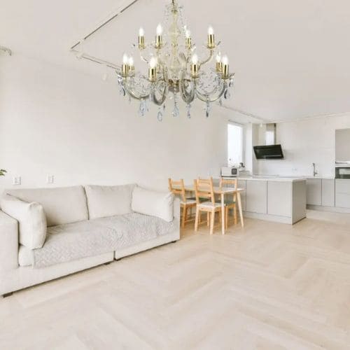 Lustre avec pampilles Marie couleurs claires de la marque Searchlight